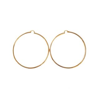 New big laminated gold Hoops